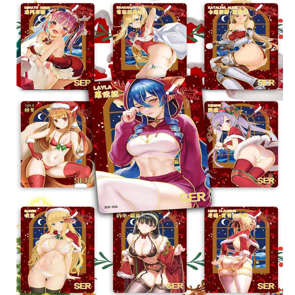 Goddess Story Senpai Haven Metal Cards 5 Cards Kids Birthday Gift Game Table Toys For Family Christmas Gifts