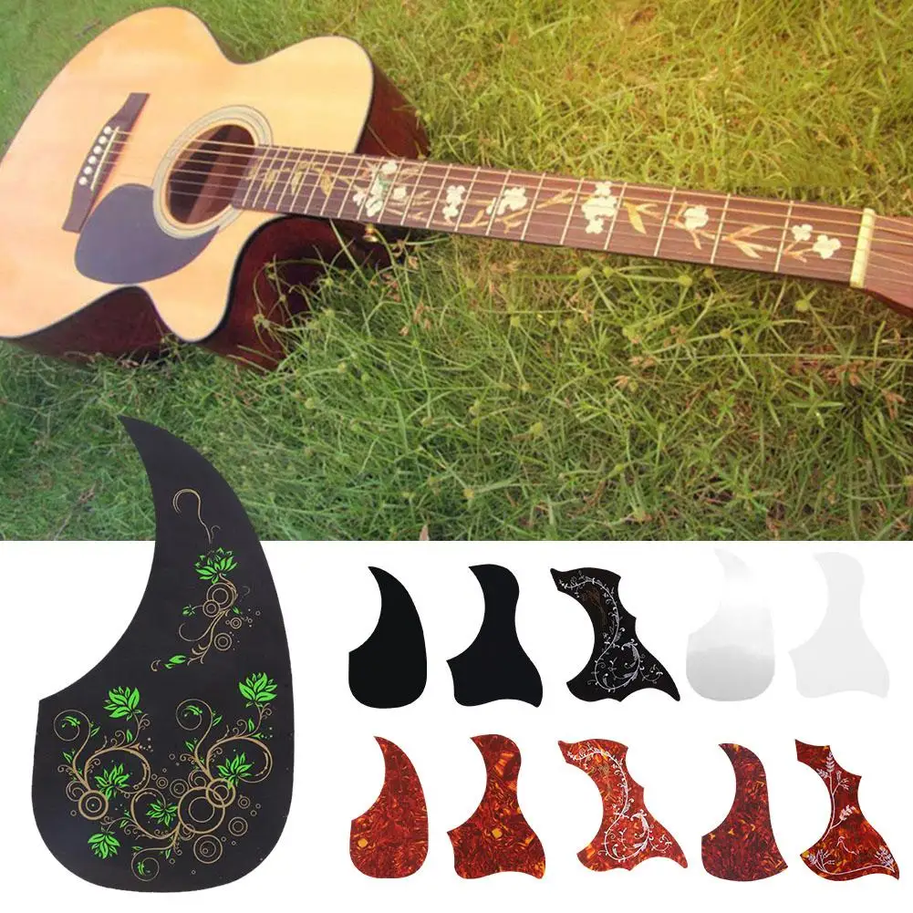 

1pcs Guitar Pickguard Self-adhesive Sticker Anti Scratch Folk Acoustic Decoration Professional Accessories Pickguard Guitar P2o7
