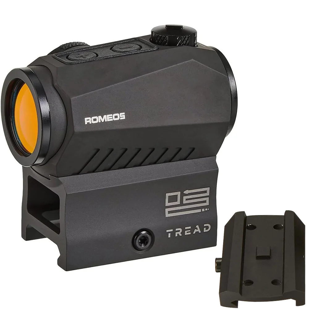 Red Dot Sight 2MOA Red Dot Sight Motion Awake 1X20mm Red Dot Optics Scope With Co-Witness Riser Mount & Low-Profile Mount For Pistol Glock