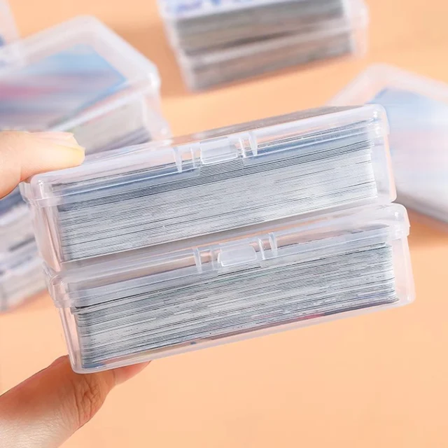 Boîtes de rangement transparentes pour cartes à jouer, 3 pièces, conteneur de cartes de jeux en plastique, emballage, organisateur de cartes de jeu de Poker 3