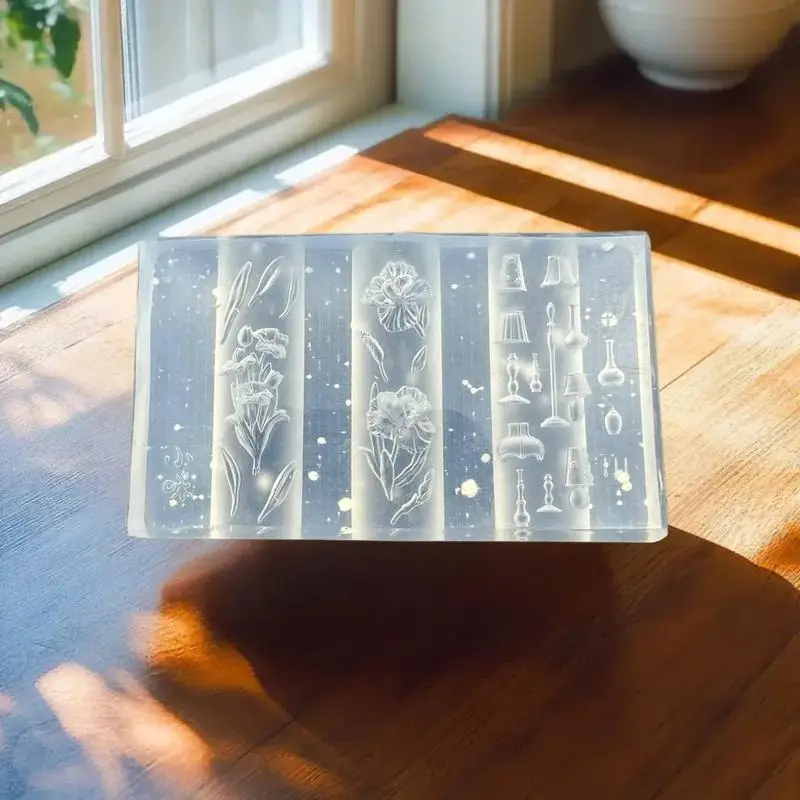 꽃 실크 리본 나비 3D 실리콘 네일 몰드 투명 릴리프 네일 템플릿 DIY 네일 아트 장식 매니큐어 디자인 도구