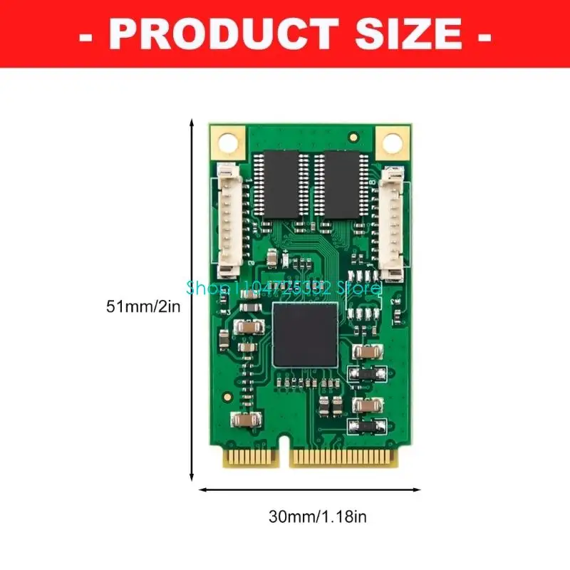 P5EA 고속 미니 PCIE RS232 포트 어댑터 카드는 여러 운영 체제를 지원합니다.
