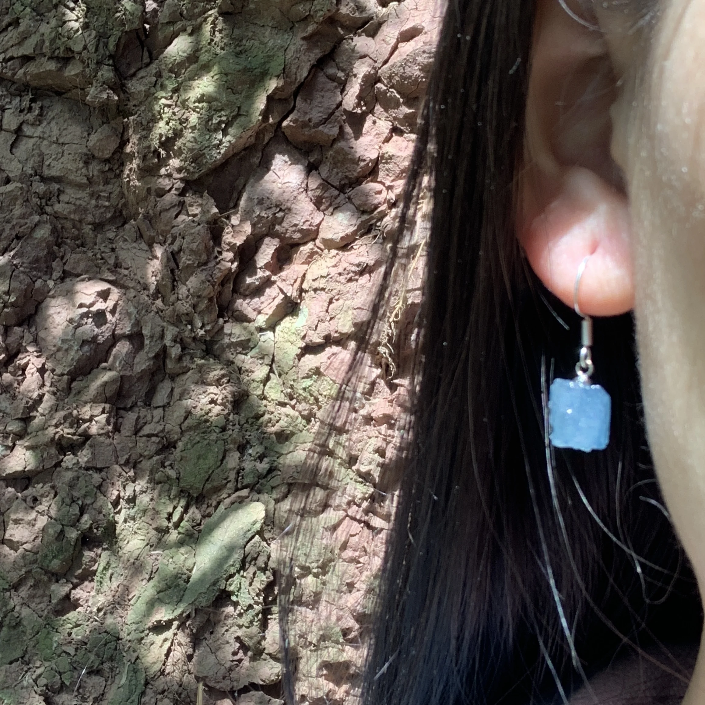 Natural Aquamarine Pendant Necklace Fine Jewelry Handmade Rough Stones BLUE Wholesale Healing Energy Gift Lucky Jewelry