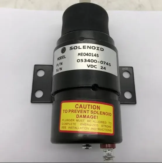 

Fuel Shutoff Solenoid Stop Solenoid 24v ME040145 053400-0745 053400-73500 053400-1461 Fit For Kato Excavator HD800 HD900 HD450