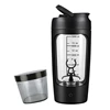Electric Shaker Bottle 650ml Rechargeable Powerful with Powder Compartment for Smooth Protein Shakes Supplement Storage 1