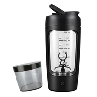 Electric Shaker Bottle 650ml Rechargeable Powerful with Powder Compartment for Smooth Protein Shakes Supplement Storage 1