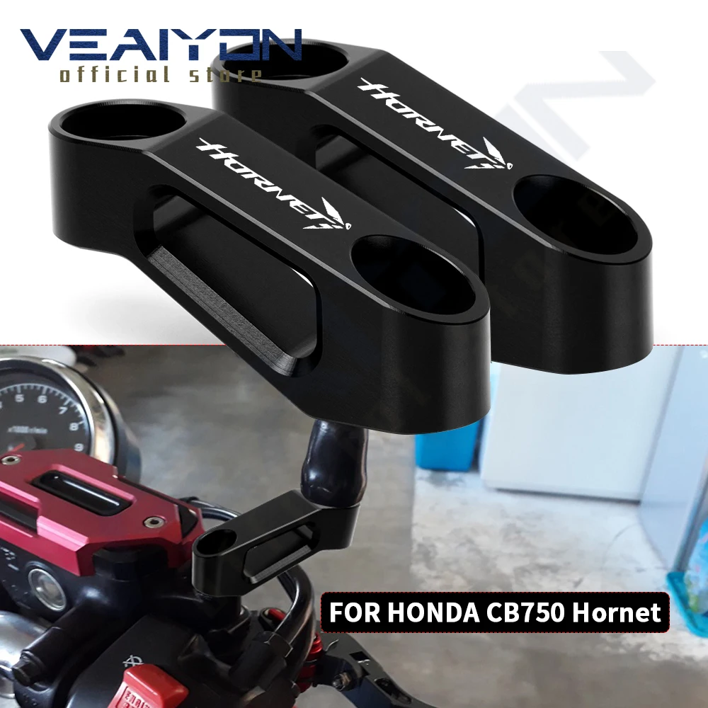 Motorcycle-CNC-Aluminum-Rearview-Mirrors-Extension-Riser-Extend-Adapter ...