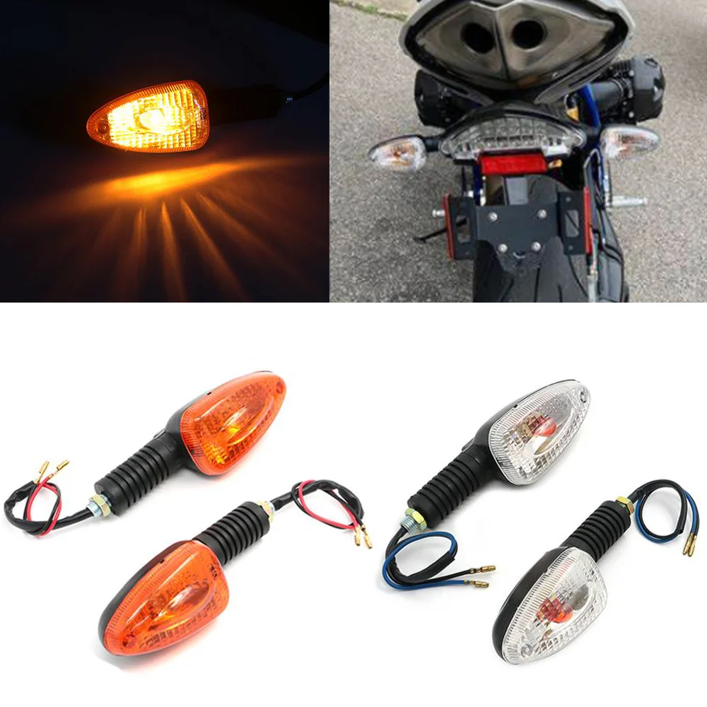 Bright2wheels Motorcycle Front Turn Signals Compatible With 07-16