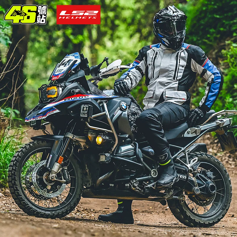 LS2 MP156 Motorcycle Jacket Autumn Winter Waterproof Windproof Warm Pants Men Women CE Anti-fall Motocross Riding Clothing