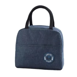 Thermal Bento Lunch Bag with Aluminum Foil Lining (Blue)