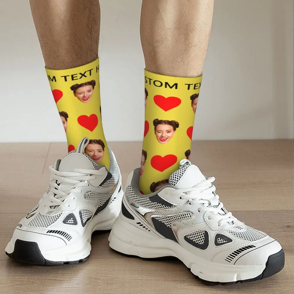 Personal Custom Avatar Printed Socks Cozy Sport Middle Tube Socks Cotton for Unisex Birthday Present 94 S0fb55a7c91c94d6db1f8b268dc16f2d95