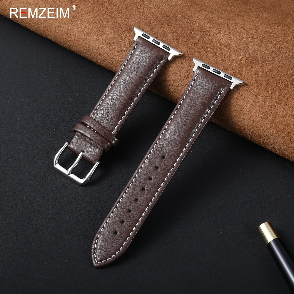 Premium Leather Watch Strap - Elegant and Versatile Sport Bracelet