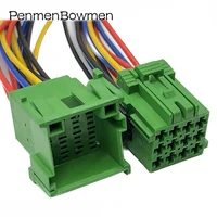 1 ชุด 12 พินเครื่องเล่นซีดีในรถยนต์สายไฟเชื่อมต่อปลั๊กตัวเมียสายไฟ 1-967622-1 1-967627-1 2