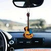 Mini Guitar Rearview Mirrors Pendant Car Hanging Ornaments Car Decoration Gifts for Guitar Enthusiast Christmas Decoration 1