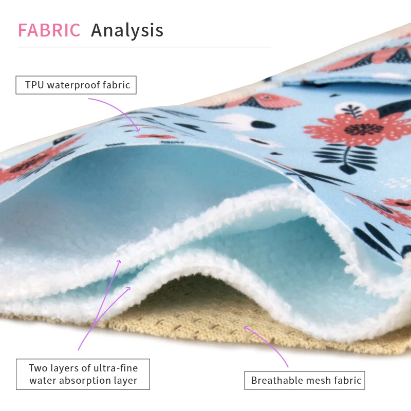 Reusable Menstrual Pads Women Panties Washable