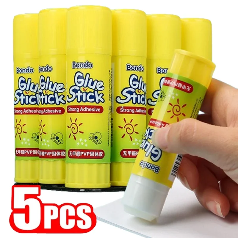 High Viscosity Solid Glue Stick Safety Adhesive Home Office Glue Sticks For DIY Art Paper Card Photo Stationery glue stick 1/5PCS