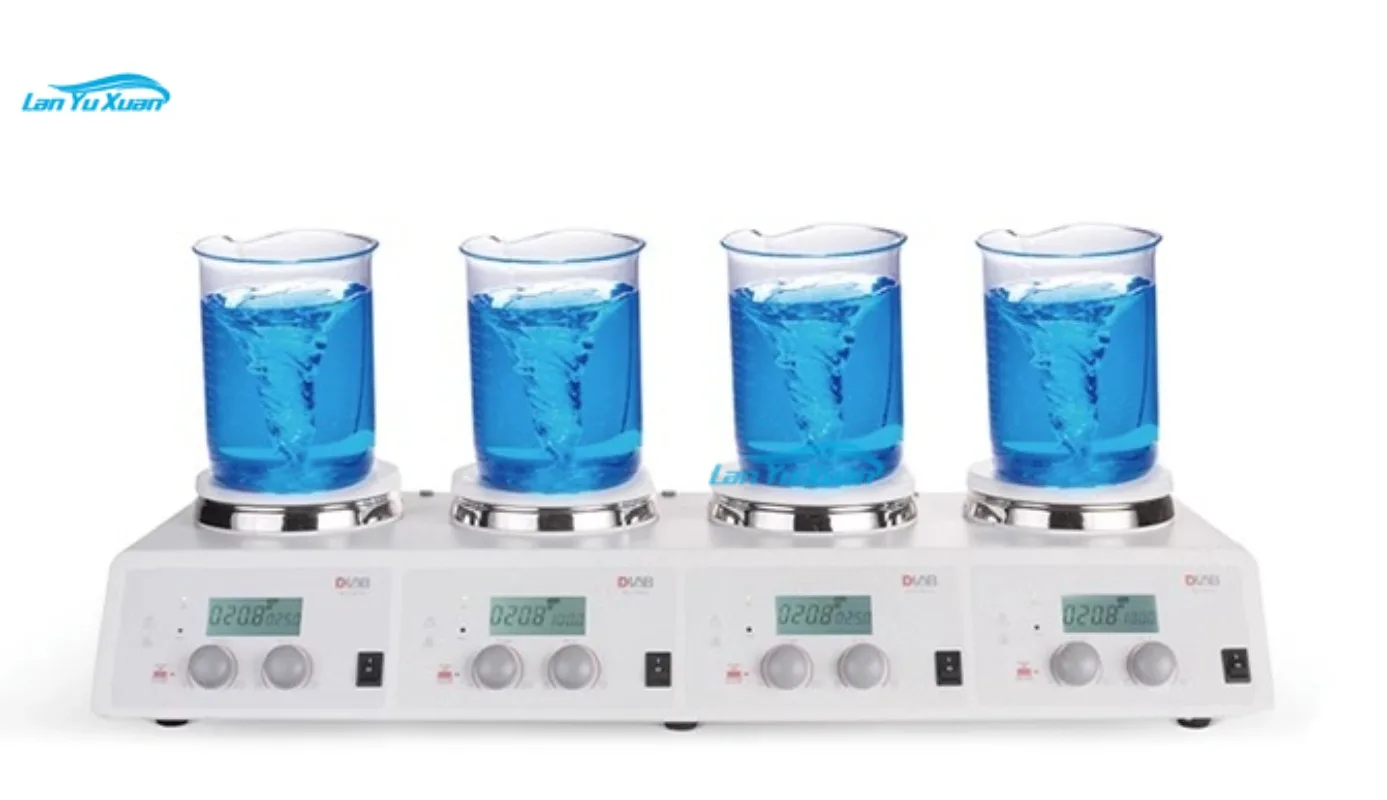 

Dalong Laboratory Independent Temperature Control 4-Channel Magnetic Stirrer MS-H340-S4/10 Channel Heating