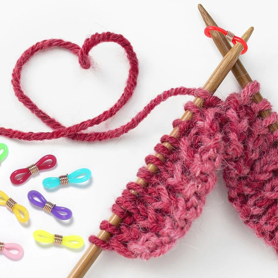 36 Bouchons D'aiguilles à Tricoter Colorés, Bouchons De Pointe D