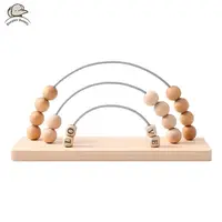 Wooden Toys Arithmetic Toys Children's Cognitive Alphabet Abacus Children's Learning Toys Educational Toys Wooden Children's Toy 1