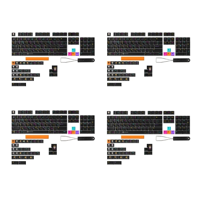 

CherryProfile Keycaps Set for 138Keys Keyboard English/Japanese/ Korean/ Russian