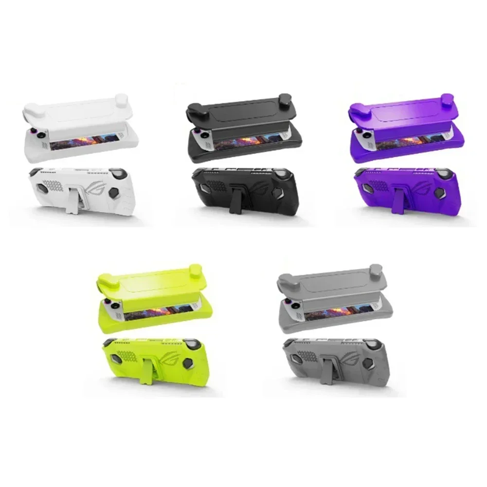 Cover per console di gioco per Asus ROG Ally con custodia rimovibile, guscio anteriore antiurto, custodia protettiva, accessori per console di gioco - immagine 5