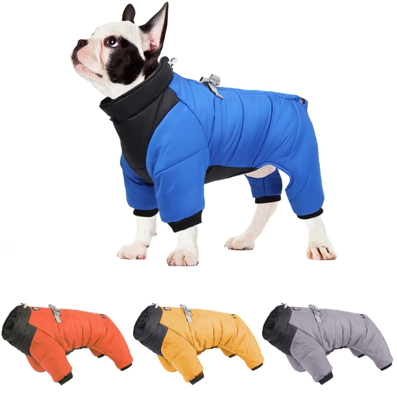

Winter Warm Thicken Pet Dog Jacket Waterproof Clothes for Small Medium Dogs Puppy Coat Chihuahua French Bulldog Pug Jumpsuit