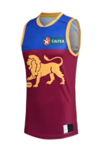BRISBANE LIONS AWAY GUERNSEY MENS RUGBY JERSEY Size S-5XL Print name and number