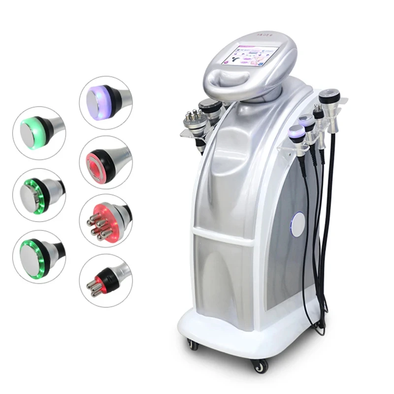 

7 in1 Cavitation Ultrasonic Fat Burning Cellulite Removal 80K Vacuum Slimming Body Massage Blasting fat Multi-function machine