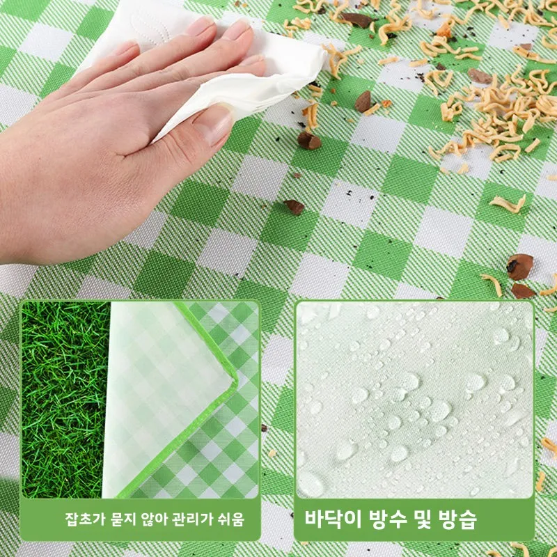 휴대용 야외 피크닉 매트 방수 캠핑 그라운드 방수포 봄 나들이 캠핑 장비 피크닉 천 하이킹 용품