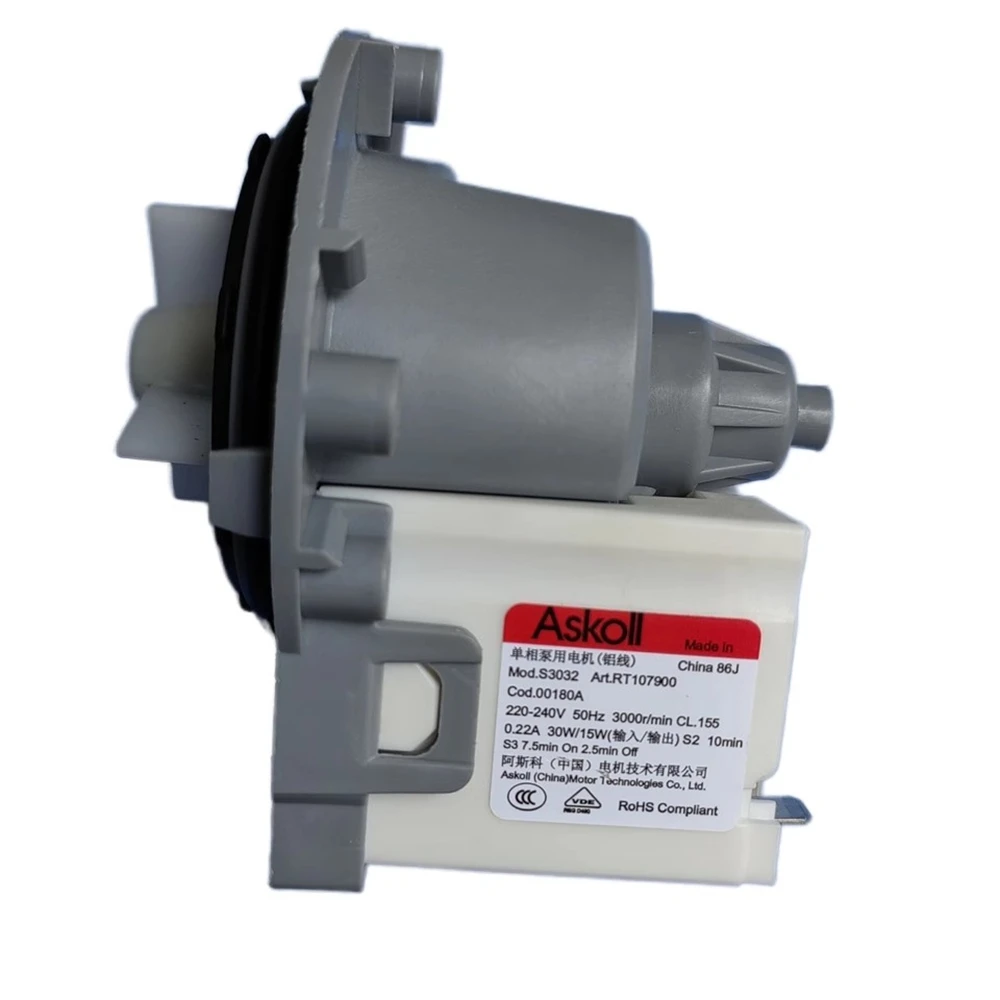 for drum washing machine Drainage S3032 Pump Motor Askoll DC31-00180A 50HZ