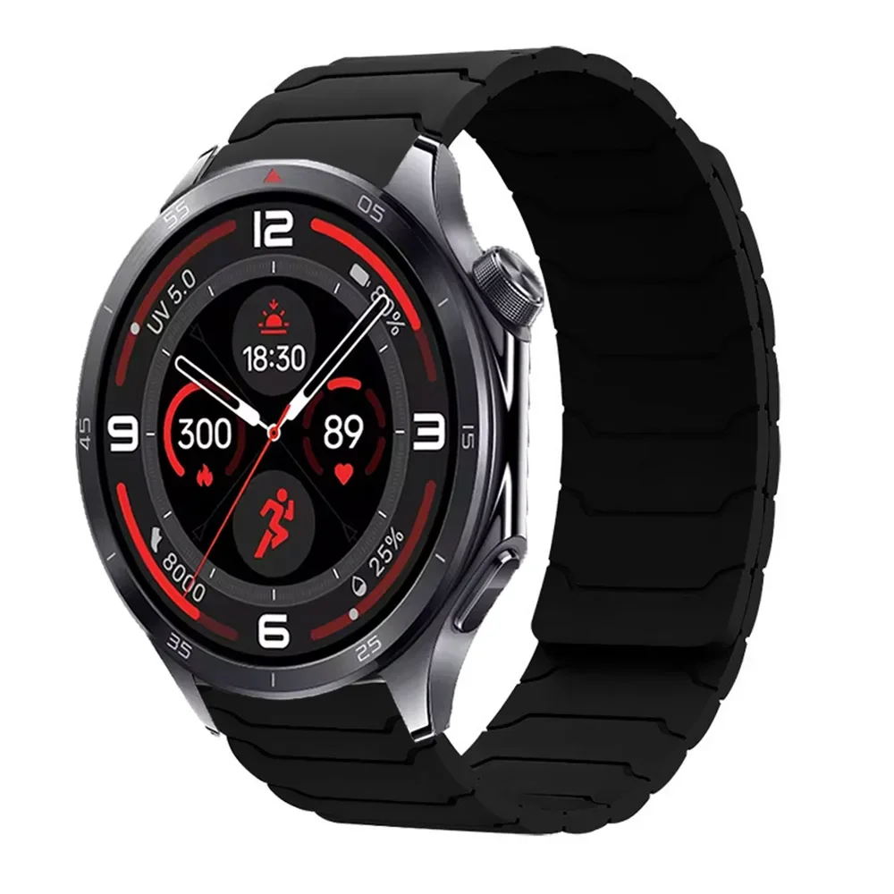 Magnetic Silicone Strap - Adjustable 20/22mm Bracelet Wristband
