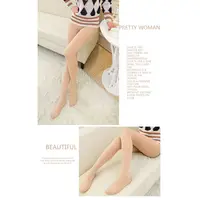 Bonneterie d'hiver pantalon extensible collants femme Leggings polaire collants pieds complets pantalons accessoires vestimentaires 6