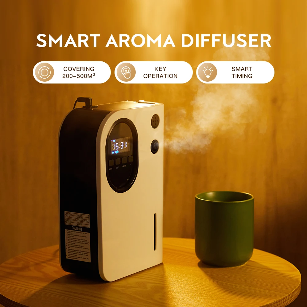 

Namste 500m³ Smart Aroma Diffuser Essential Oils Home Air Freshener Auto Flavoring Electric Aromatic Oasis Room Fragrance Device