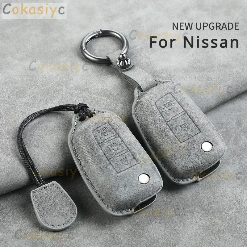 TOOMUME Cover Chiave TPU, Custodia Chiave Adatto per Nissan Micra K14 Qashqai j11 Juke F15 Xtrail T32 Pulsar C13 Rogue Murano Maxima Altima, Copri Chiavi Guscio Chiave Auto Telecomando - 2 Tasti