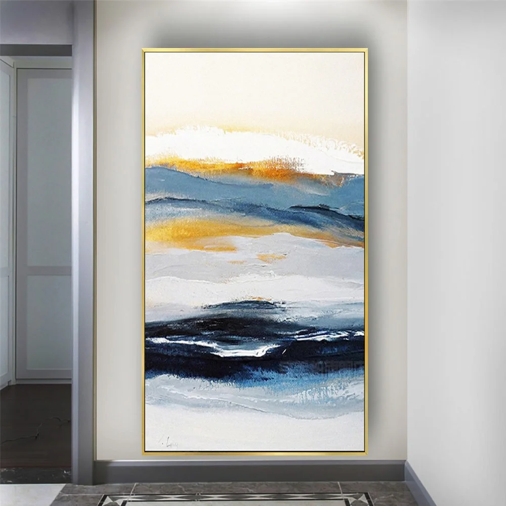 

Simple Texture Wall Art Picture Hand-Painted Oil Painting Modern Design Paintings Decor Living Room Canvas Paint High Quality