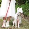 4.5ft Dog Pet Leash Rope 9 Colors PU leather Small Medium Large Dogs Nylon Padded Puppy Leashes Walking Leash Lead Ropes for Dog 5