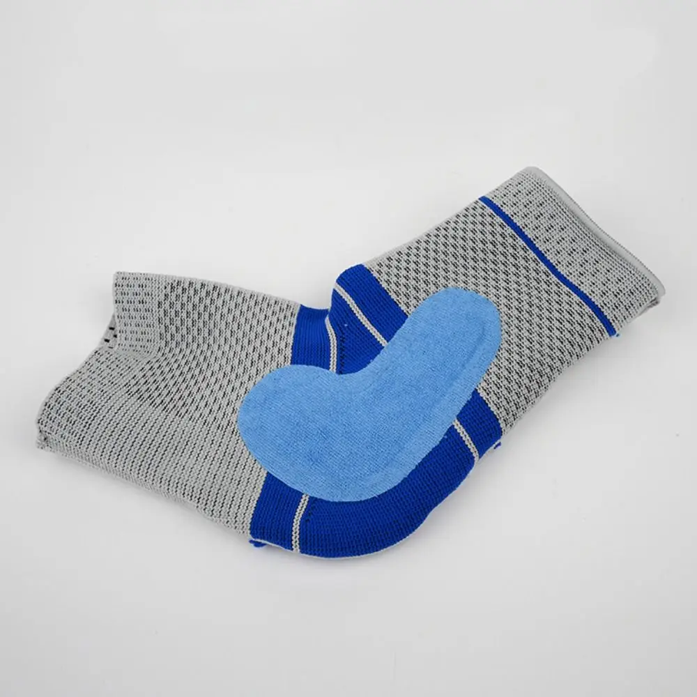 Gestrickte Sport-Knöchelbandage, leichte, atmungsaktive Knöchelstützmanschette, rutschfeste, elastische Knöchel-Kompressionssocke aus Silikon zum Laufen – Detail 5