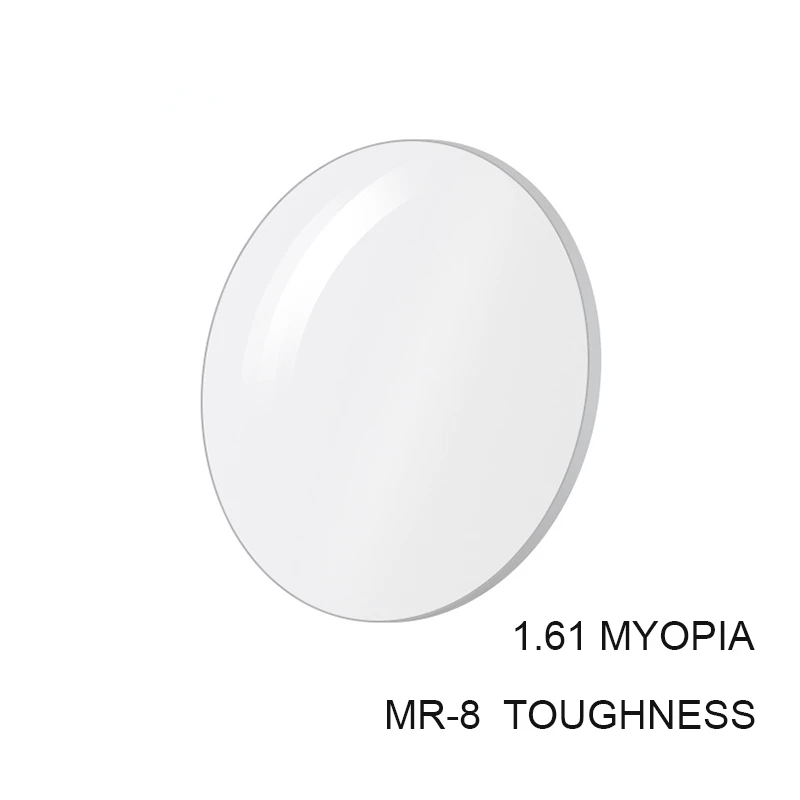 

1.61 MR-8 High Quality Toughness Thinner Super-Tough Optical Lenses Aspheric Lens (Suggest for Punch/Trough/Trim)