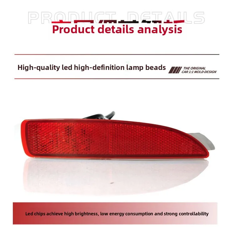 For Mazda 3/Mazda6 Atenza Axela 2014-2019 Car Rear Bumper Light Reflector DRL Driving Brake Lights Red Light Dynamic Turn Signal detail image 3