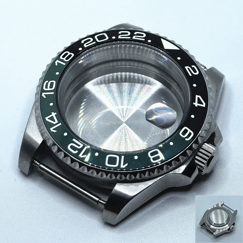40mm Transparent Glass Watch Case