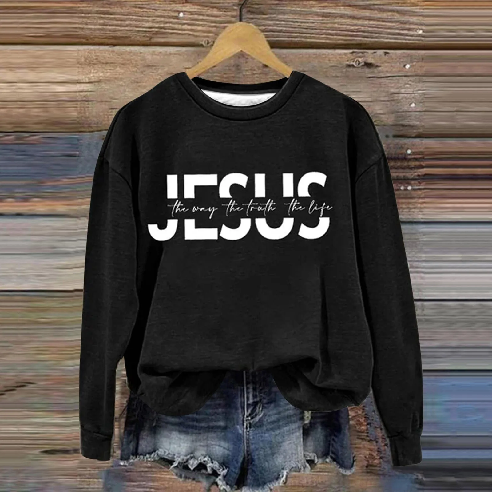 

Women's Printed Sweatshirt Long Sleeve Shirts Pullover Long Sleeve Pullover Sweatshirt For Women Trendy Sweatshirt For Women