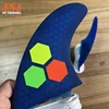 JNJ FCS 2 Blue G5 Mf Medium Surfboard Fins Thruster Made Of Fiberglass And Honeycomb 2