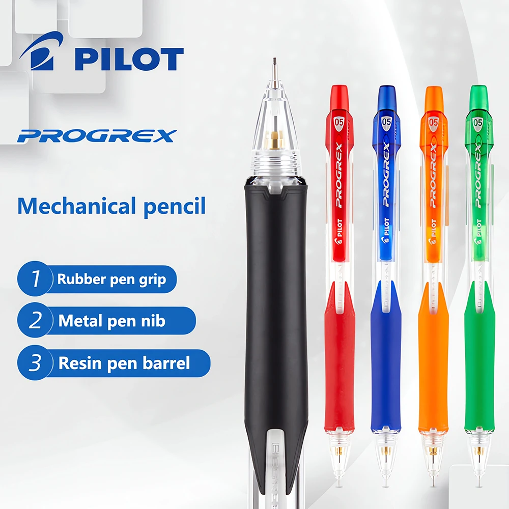 

1pcs Pilot Mechanical Pencils 0.5mm Drawing Painting Art Supplies H-125C-SL Retractable Nib Office Accessories Stationery