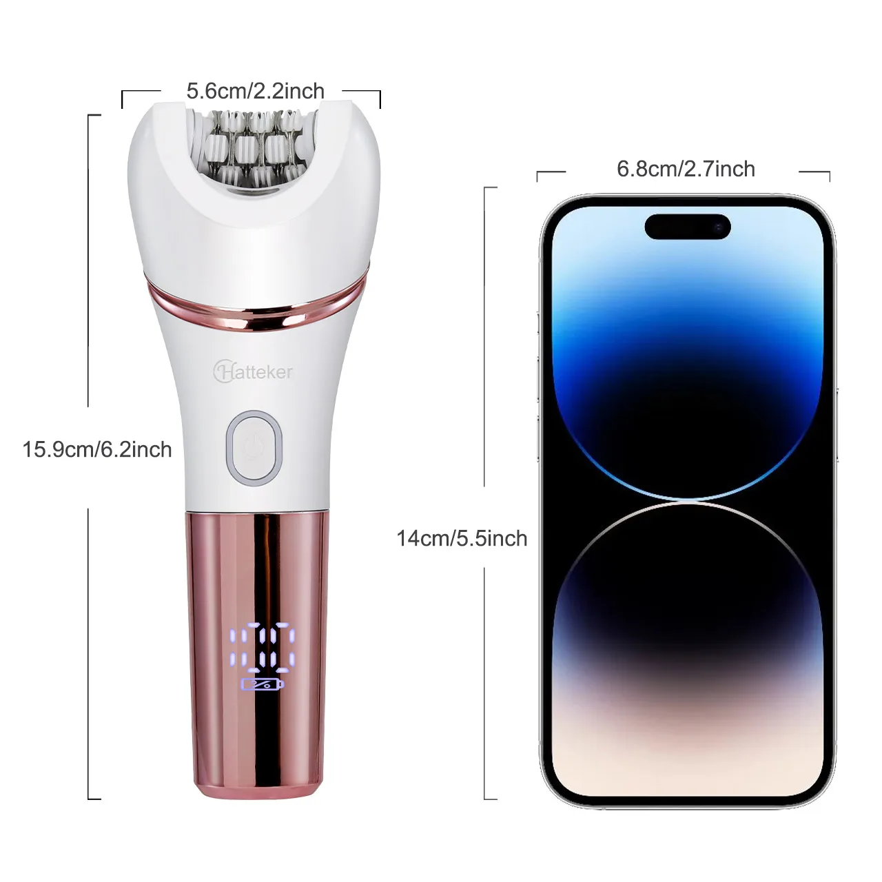 Hatteker epilator för kvinnor hårborttagning för ben bikini ansikte_voghion.com