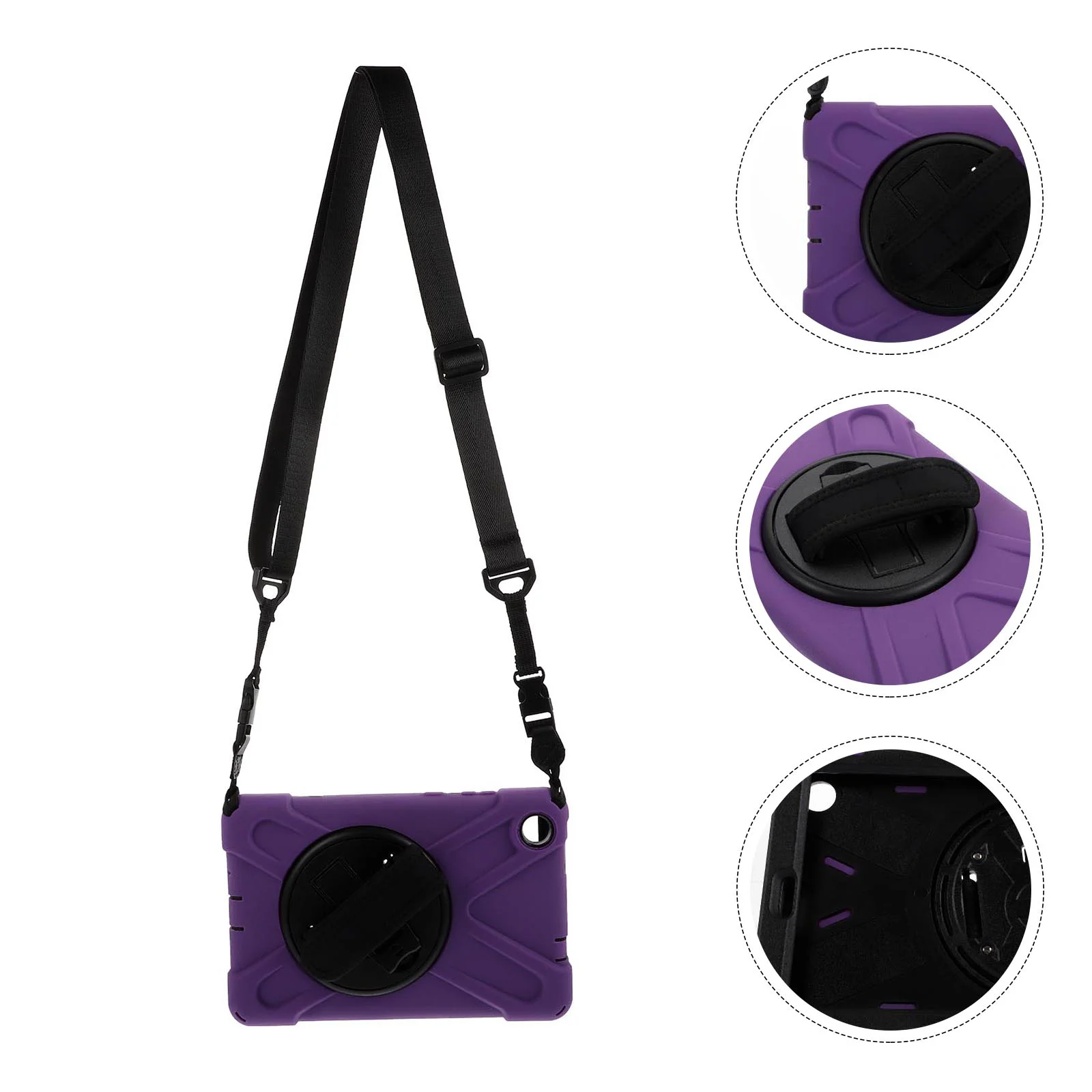 

Protective Case Suitcase Protector Cover Tablet Shell Shoulder Strap Silicone PC Cases