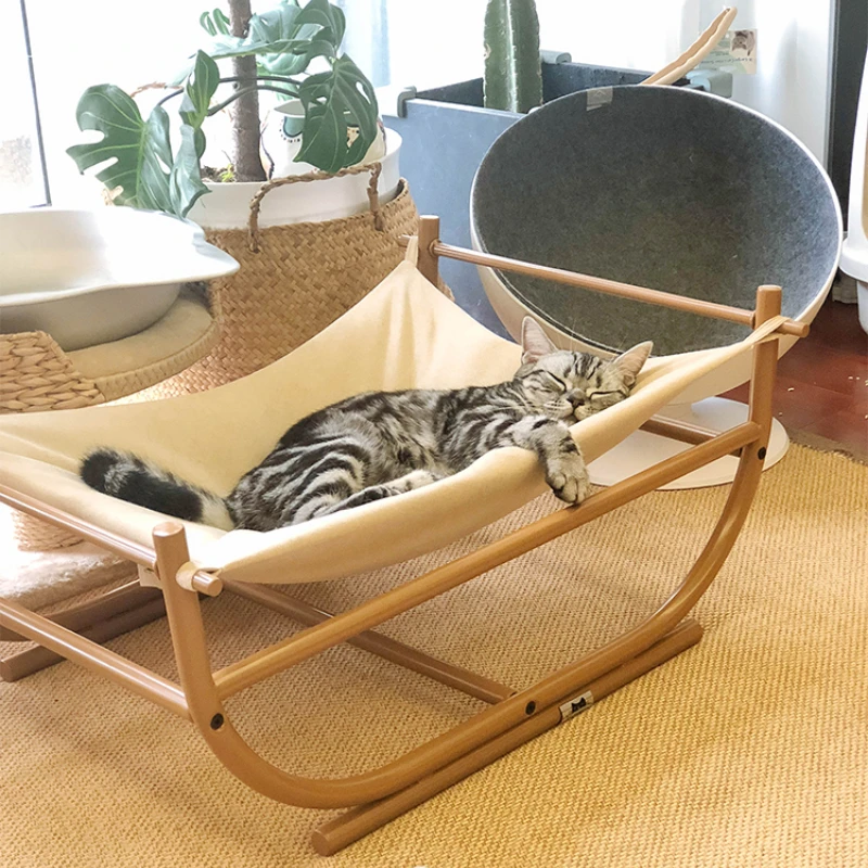 

Xu You a Sweet Dream Home Japanese Iron Cat Hammock Pet Sofa Bed Cat Nest Four Seasons Universal