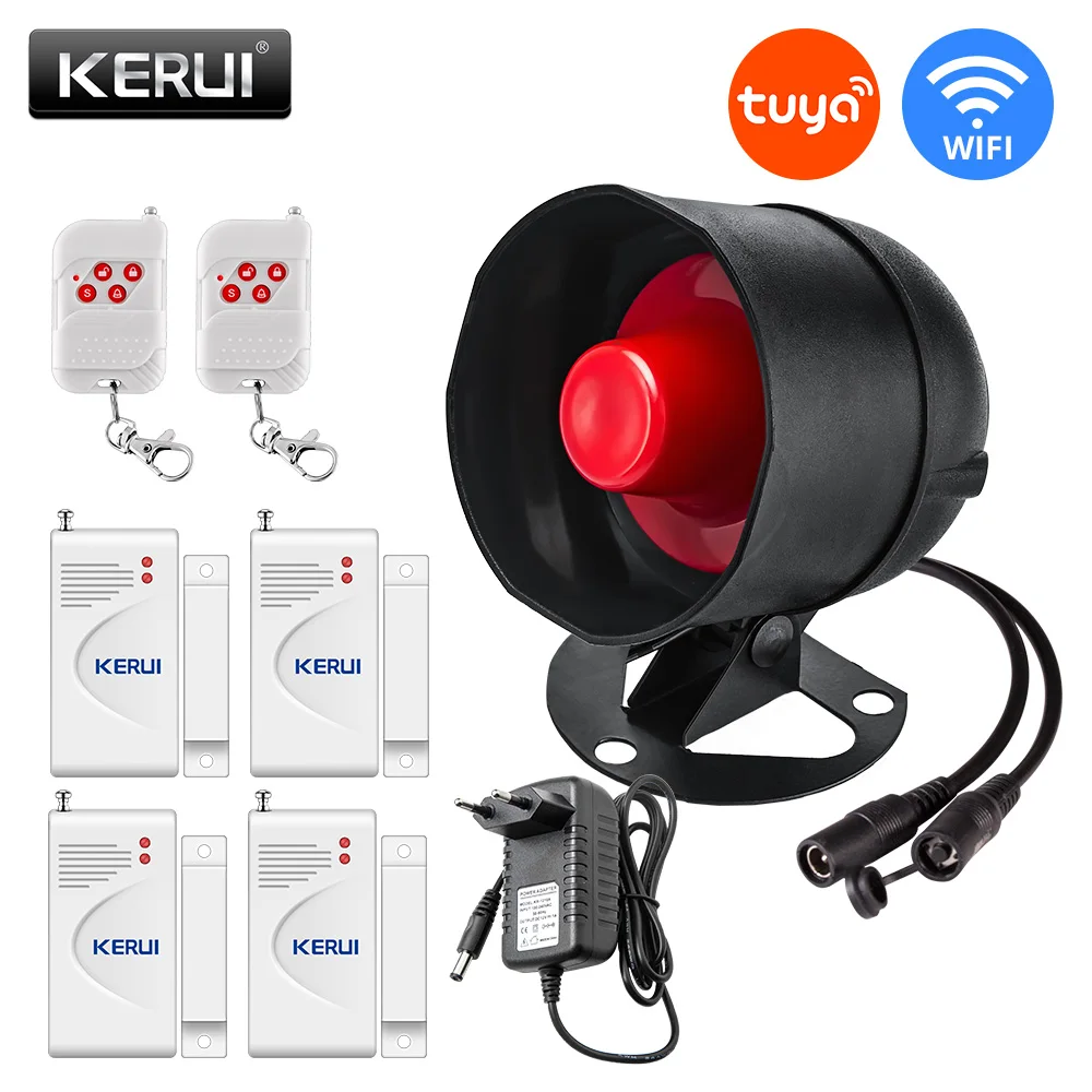 Curated visual reference: Fresh Look at Kerui Tuya Smart WiFi Wireless Security Alarm System Siren Home