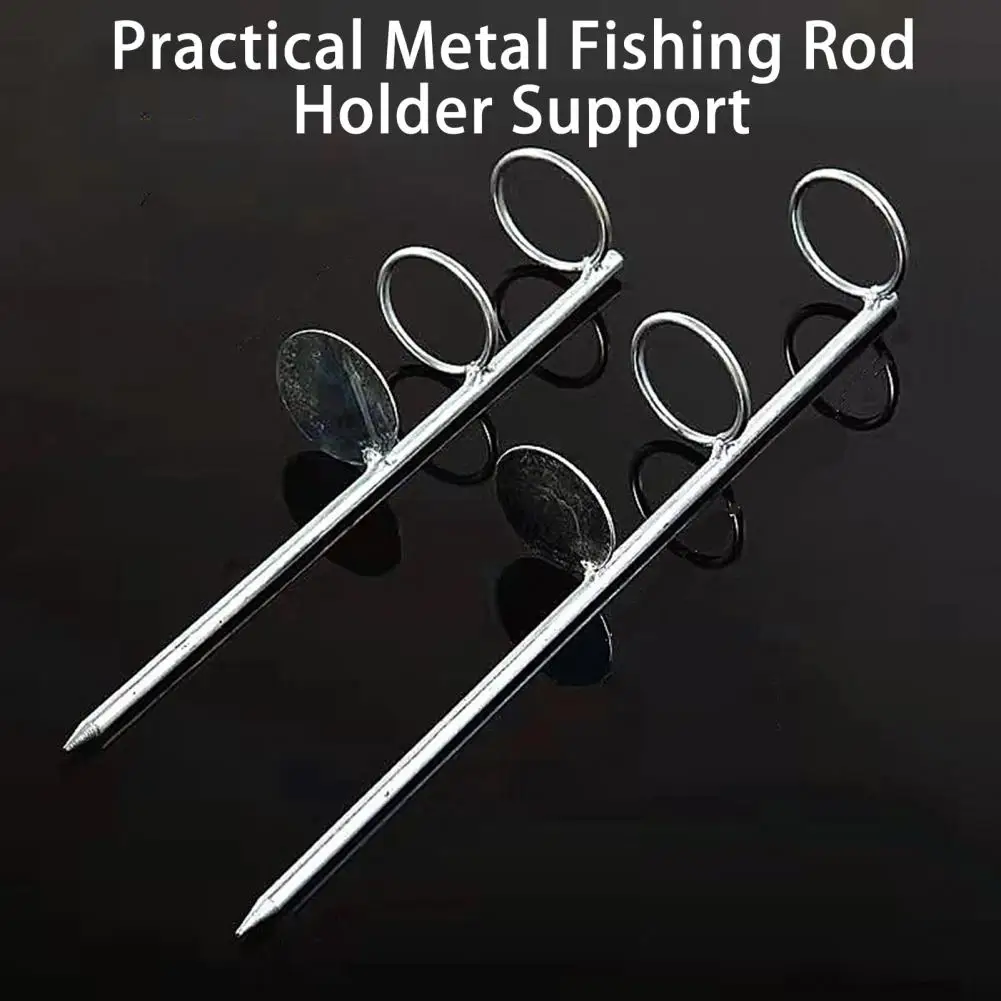 Sturdy-Easy-Installation-Pole-Fixing-Practical-Metal-Fishing-Rod-Holder ...
