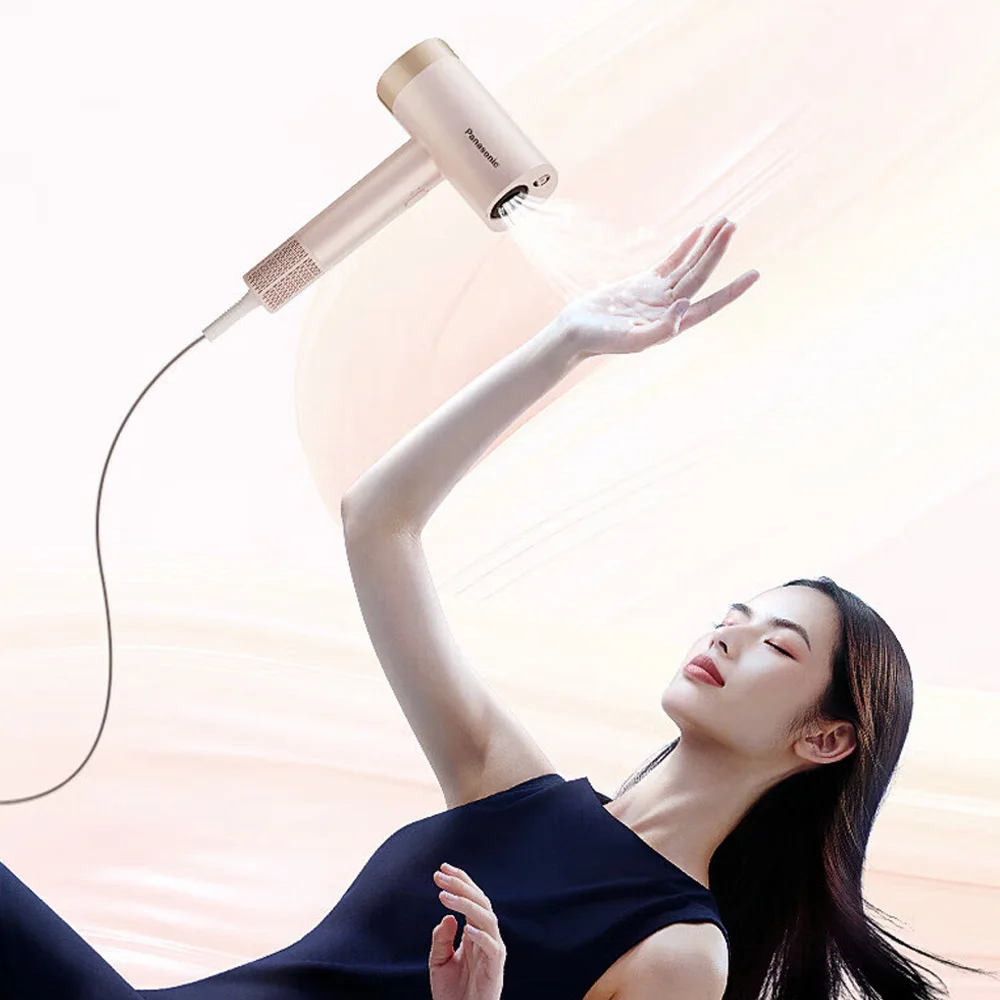 Panasonic high-speed hairdryer nanoe technology 1200W 3 speeds 4 temperatures low noise lightweight body home hair dryer