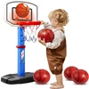 Basketball Set, Adjustable Hoop with 4 Balls, Indoor Outdoor Play, Carnival Game, Christmas, Birthday Gift 1